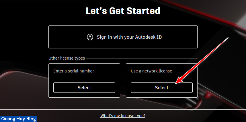 select-network-liscence-autocad-2024